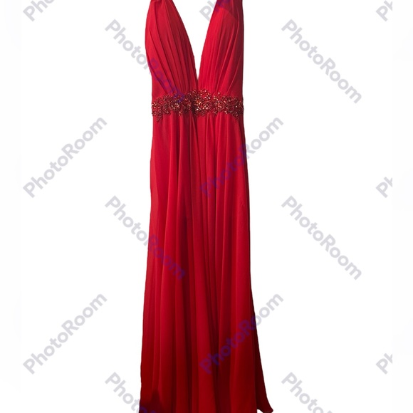 Alyce Paris Red Evening Dress - Picture 4 of 11